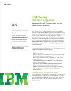 IBM Sterling Reverse Logistics